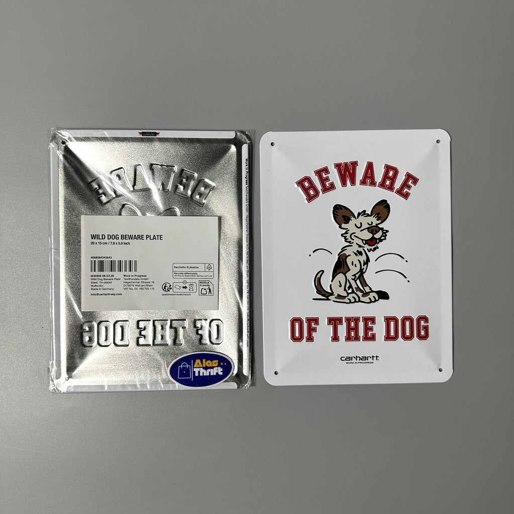 Carhartt WIP Beware of The Dog Plate
