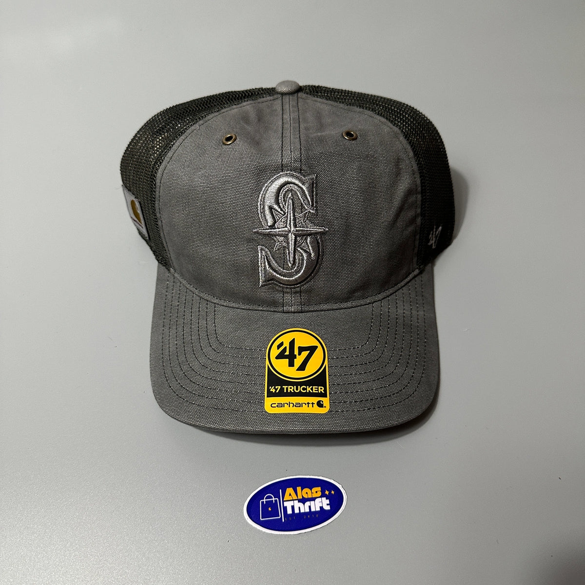 Seattle Mariners Carhartt '47 Dyed Trucker Hat (Limited Edition)