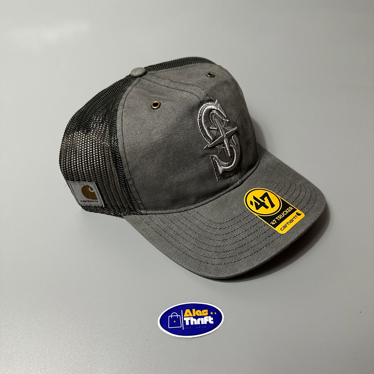 Seattle Mariners Carhartt '47 Dyed Trucker Hat (Limited Edition)