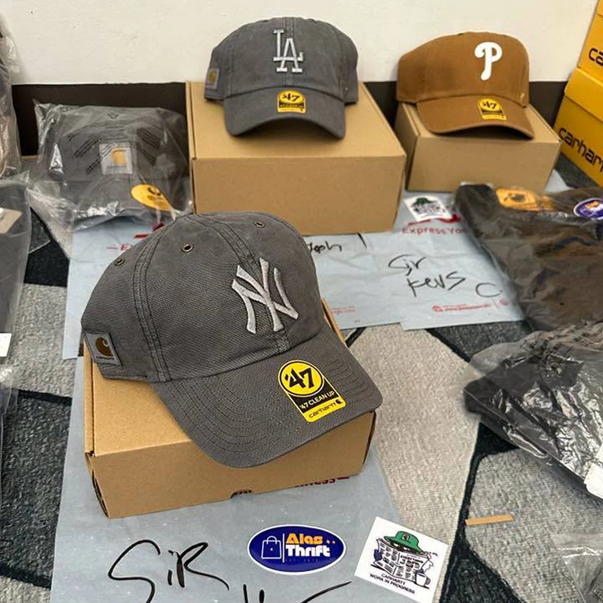 New York Yankees Carhartt '47 Dyed Clean Up Hat (Limited Edition)