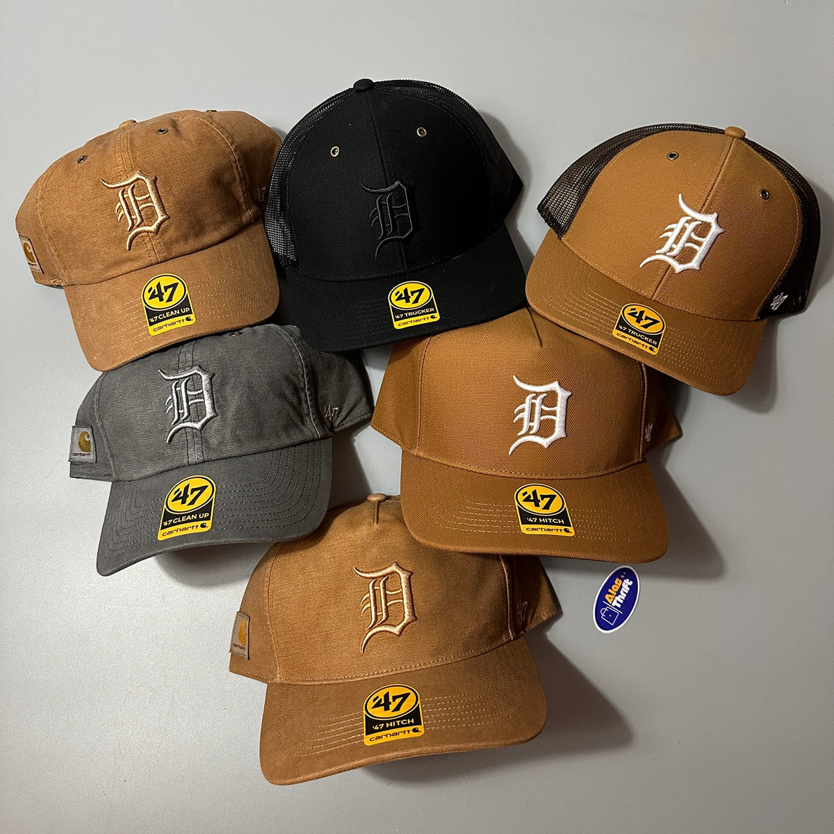 Detroit Tigers Carhartt '47 Dyed Clean Up Hat (Limited Edition)