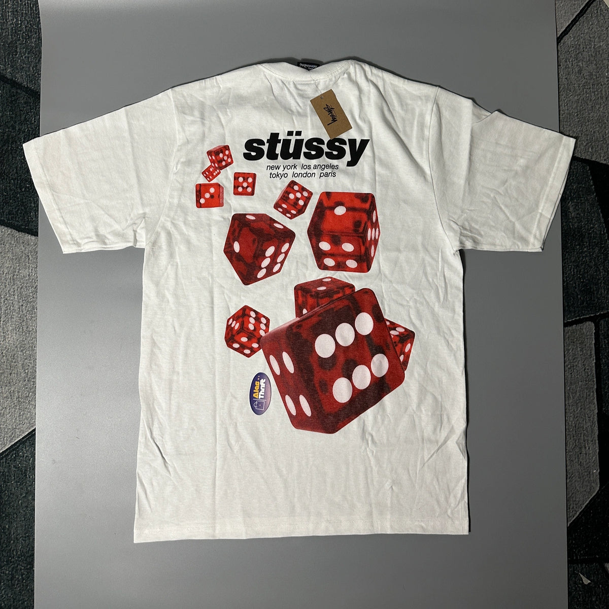 STUSSY ROLLERS TEE