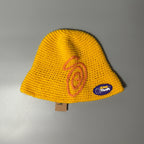 STUSSY SWIRLY S KNIT BUCKET HAT