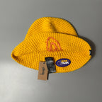 STUSSY SWIRLY S KNIT BUCKET HAT