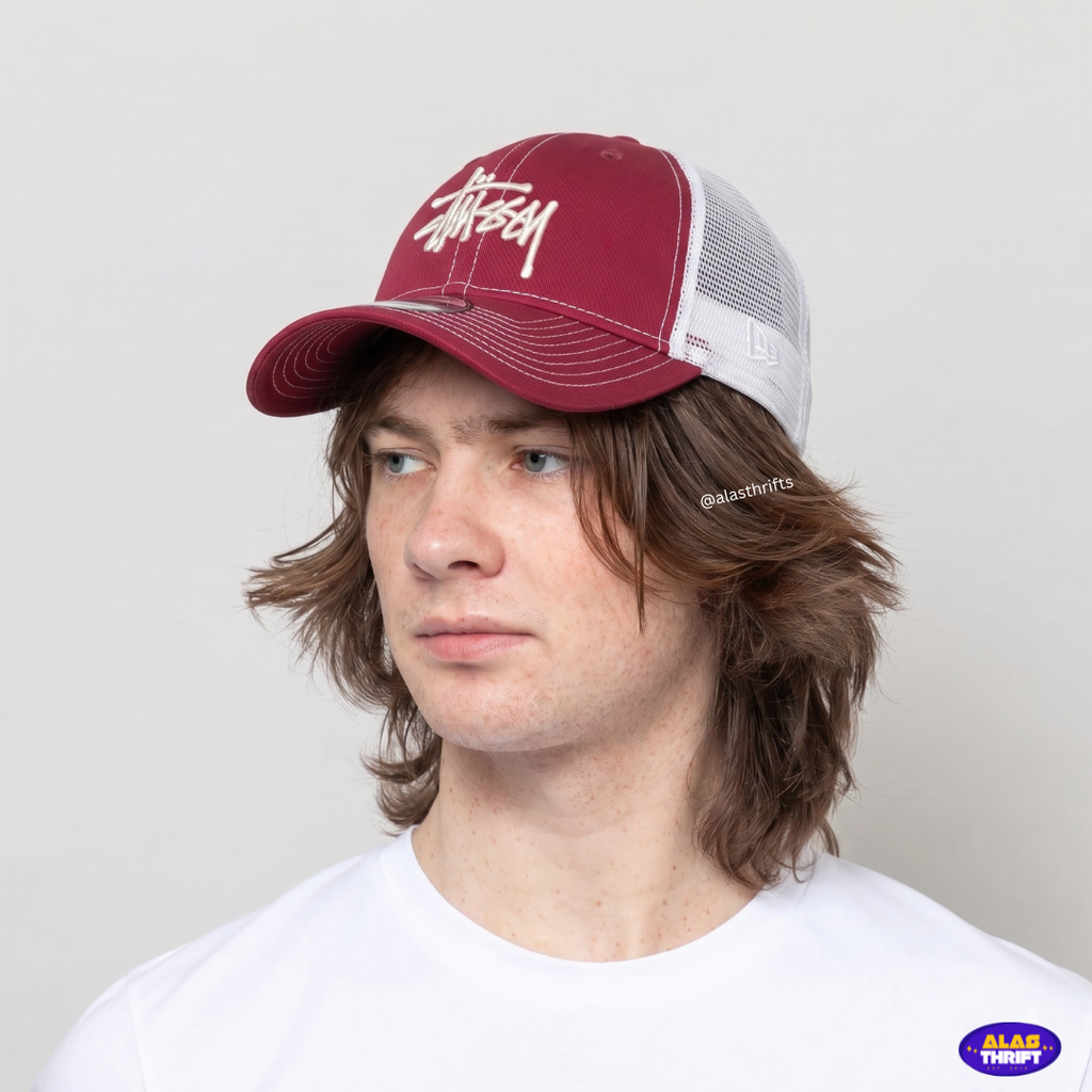 STUSSY x NEW ERA 9 TWENTY BASIC TRUCKER CAP