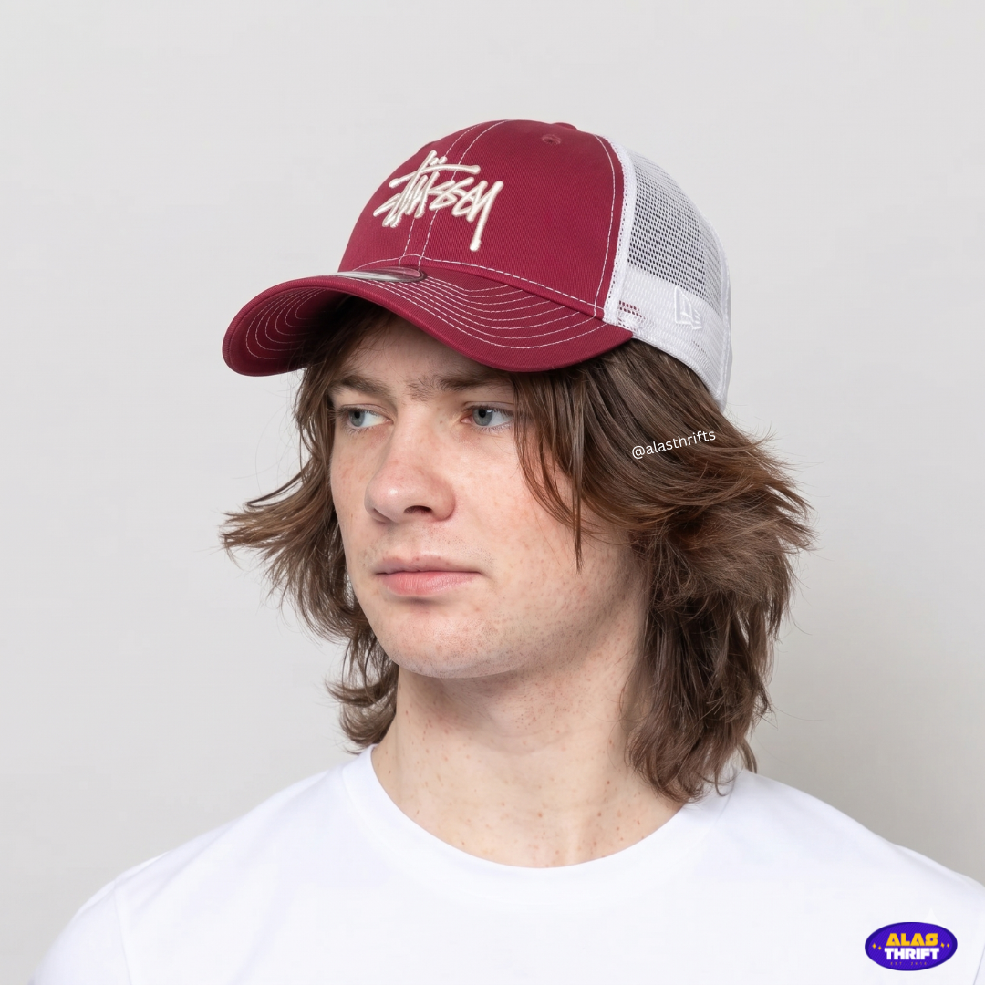 STUSSY x NEW ERA 9 TWENTY BASIC TRUCKER CAP
