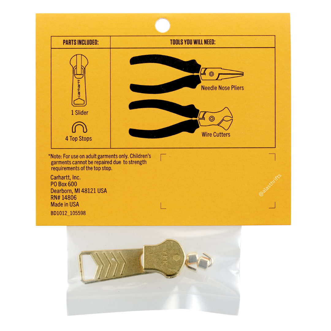 Carhartt No. 10 Zipper Slider Repair Kit