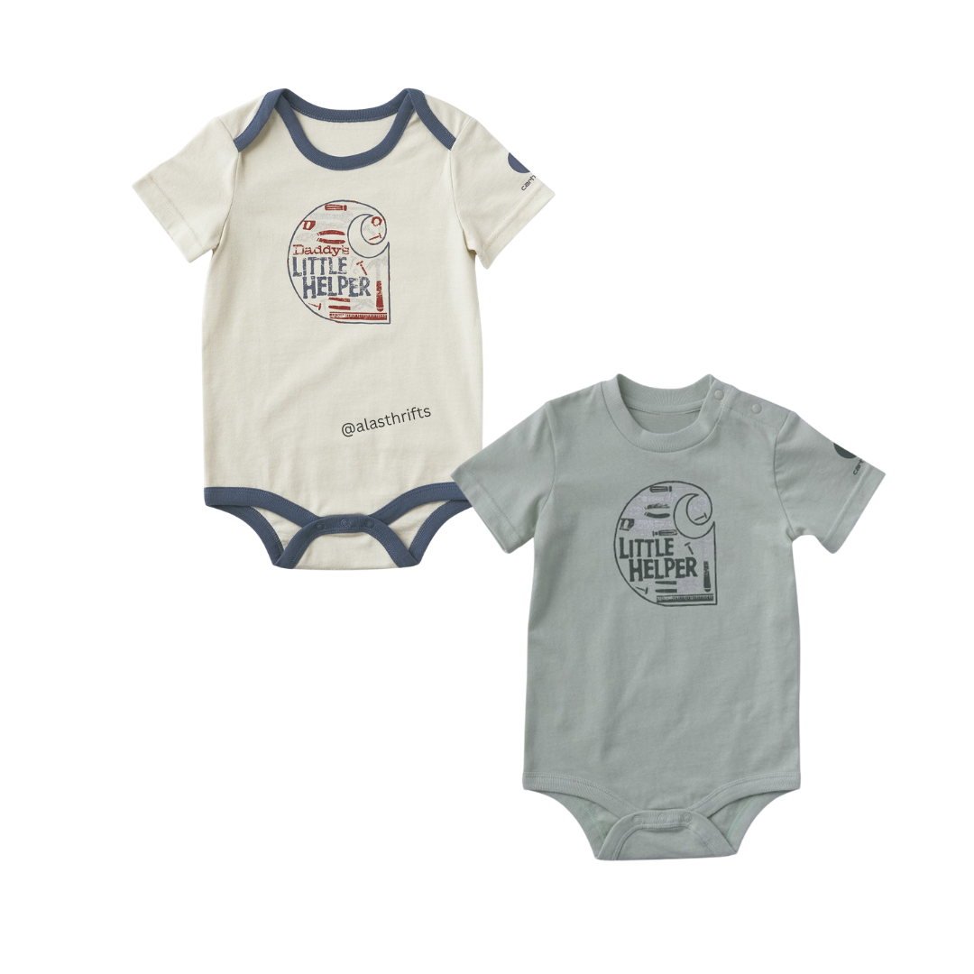 Carhartt Kids Daddys Helper Short Sleeve Bodysuit