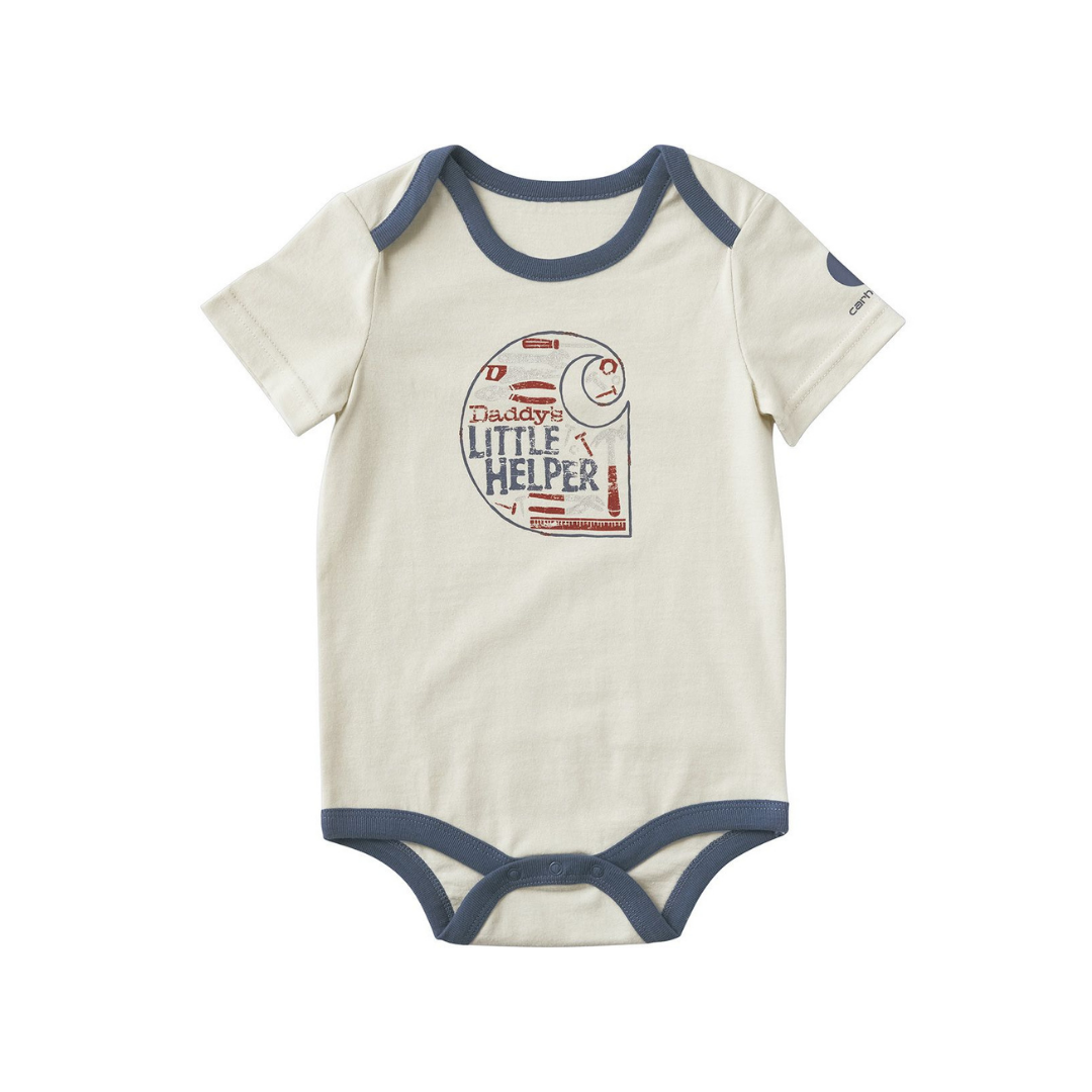 Carhartt Kids Daddys Helper Short Sleeve Bodysuit