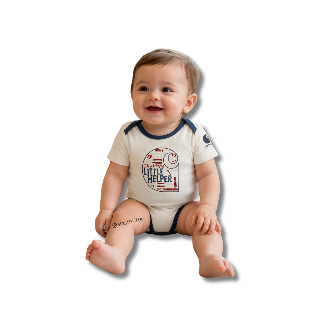 Carhartt Kids Daddys Helper Short Sleeve Bodysuit