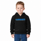 Carhartt CA6467 Unisex Kids Long-Sleeve Hooded Graphic Sweatshirt