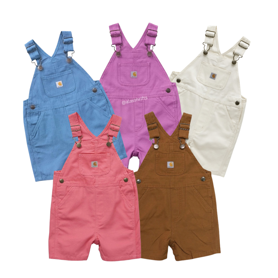 Carhartt CM5401 Unisex Kids Loose Fit Canvas Shortall Jumper