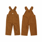 Carhartt CM8609 Kids Loose Fit Canvas Bib Overall Jumper - Carhartt Brown