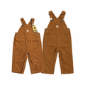 Carhartt CM8609 Kids Loose Fit Canvas Bib Overall Jumper - Carhartt Brown