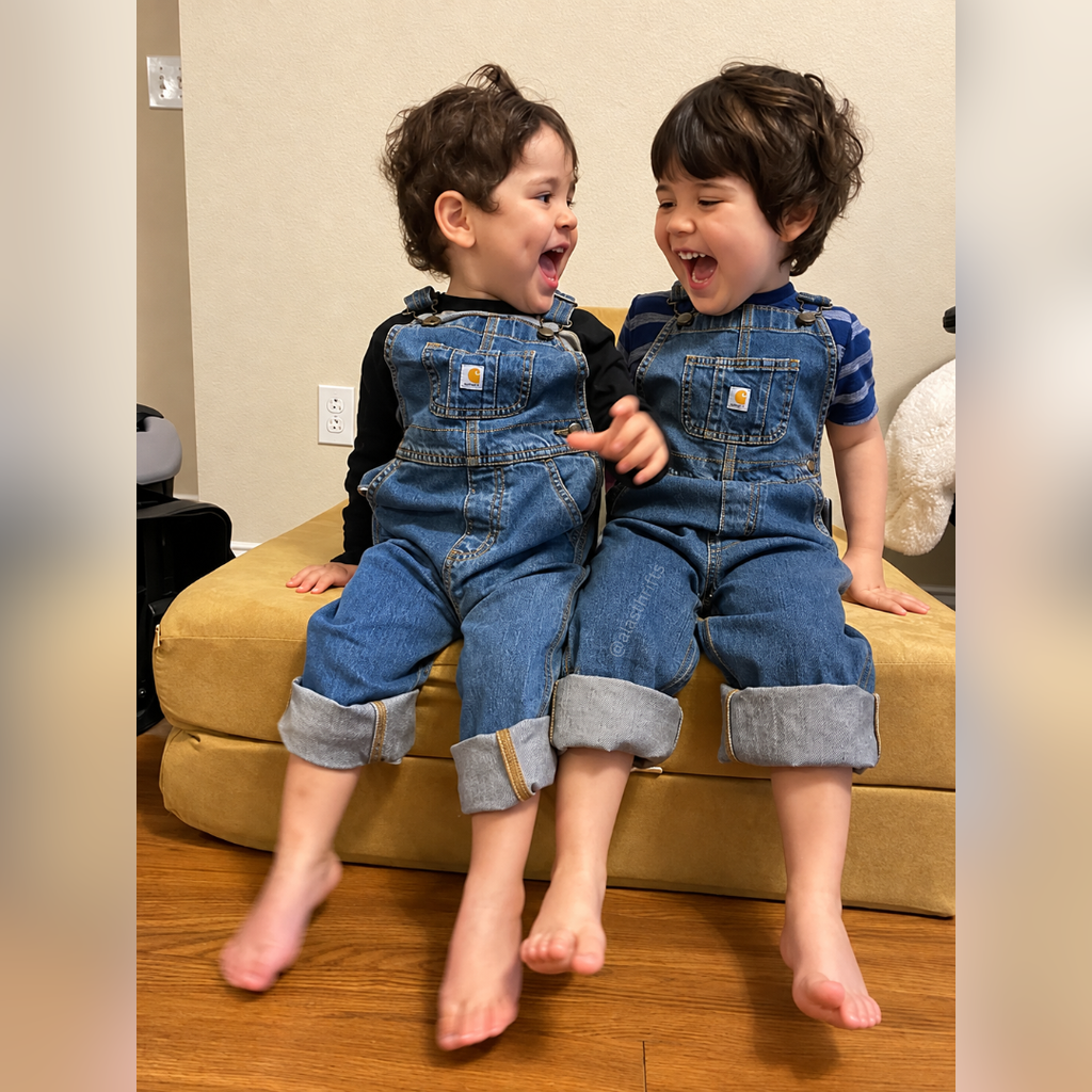 Carhartt CM8665 Kids Loose Fit Denim Bib Overall Jumper