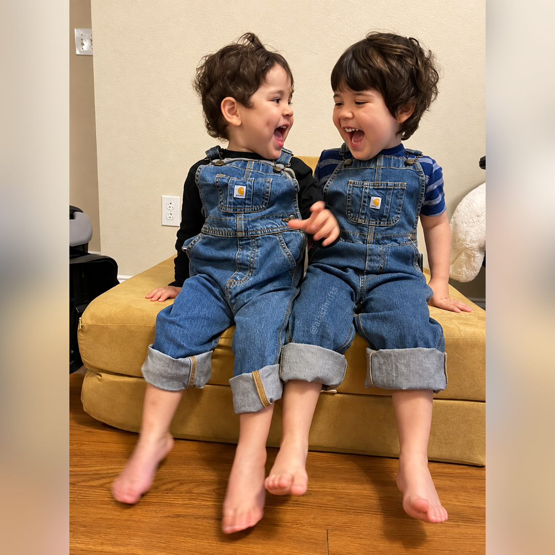 Carhartt CM8665 Kids Loose Fit Denim Bib Overall Jumper
