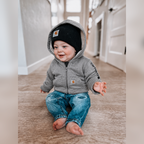Carhartt Unisex Kids Long-Sleeve Full-Zip Hooded Graphic Sweatshirt