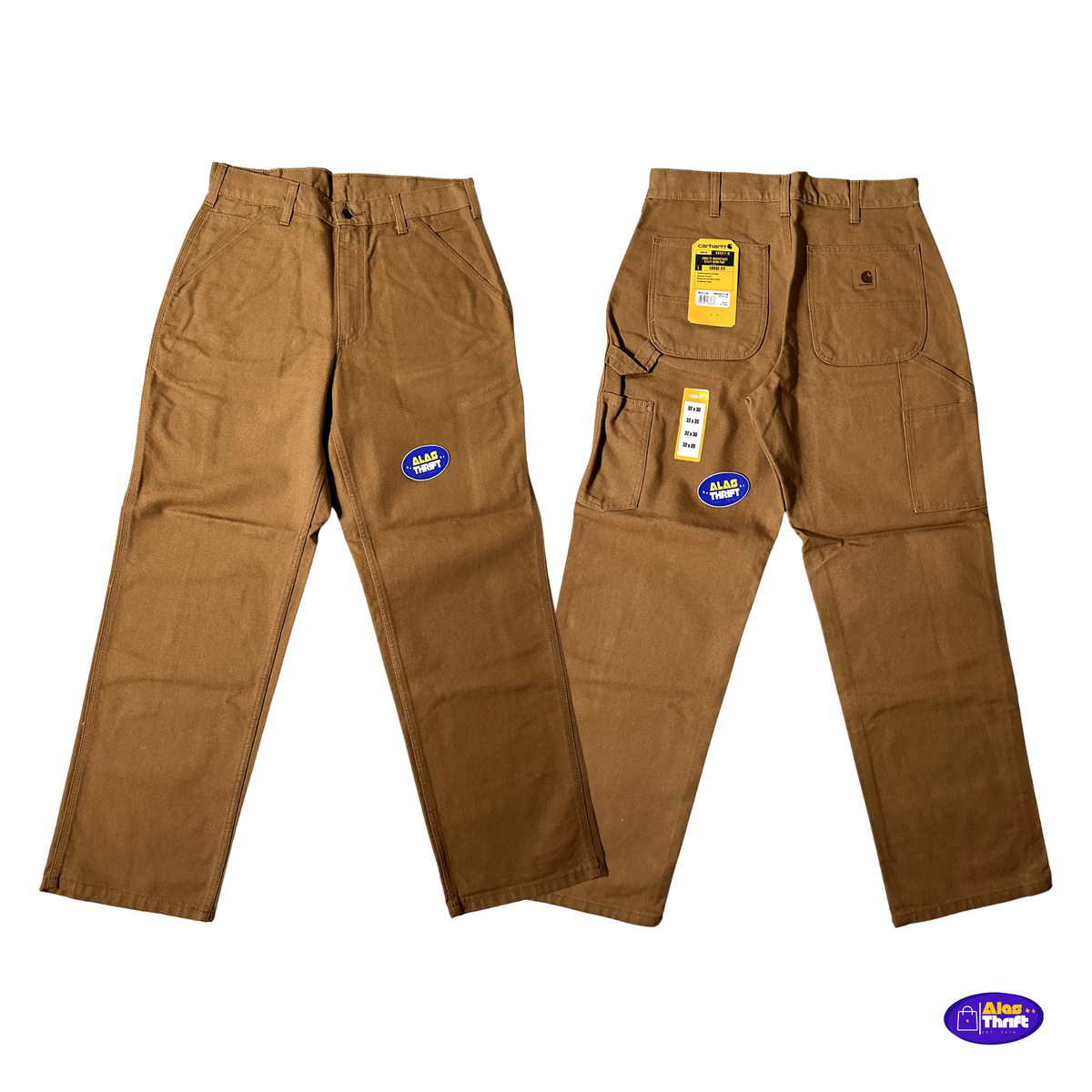 Carhartt B11  Loose Straight Washed Duck Dungaree Pant