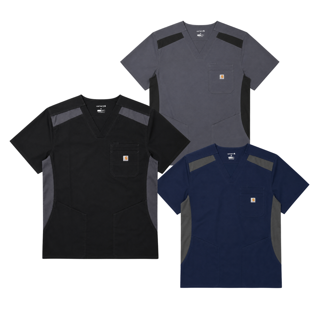 Carhartt Two Tone Rugged Flex Six Pocket Top Scrub