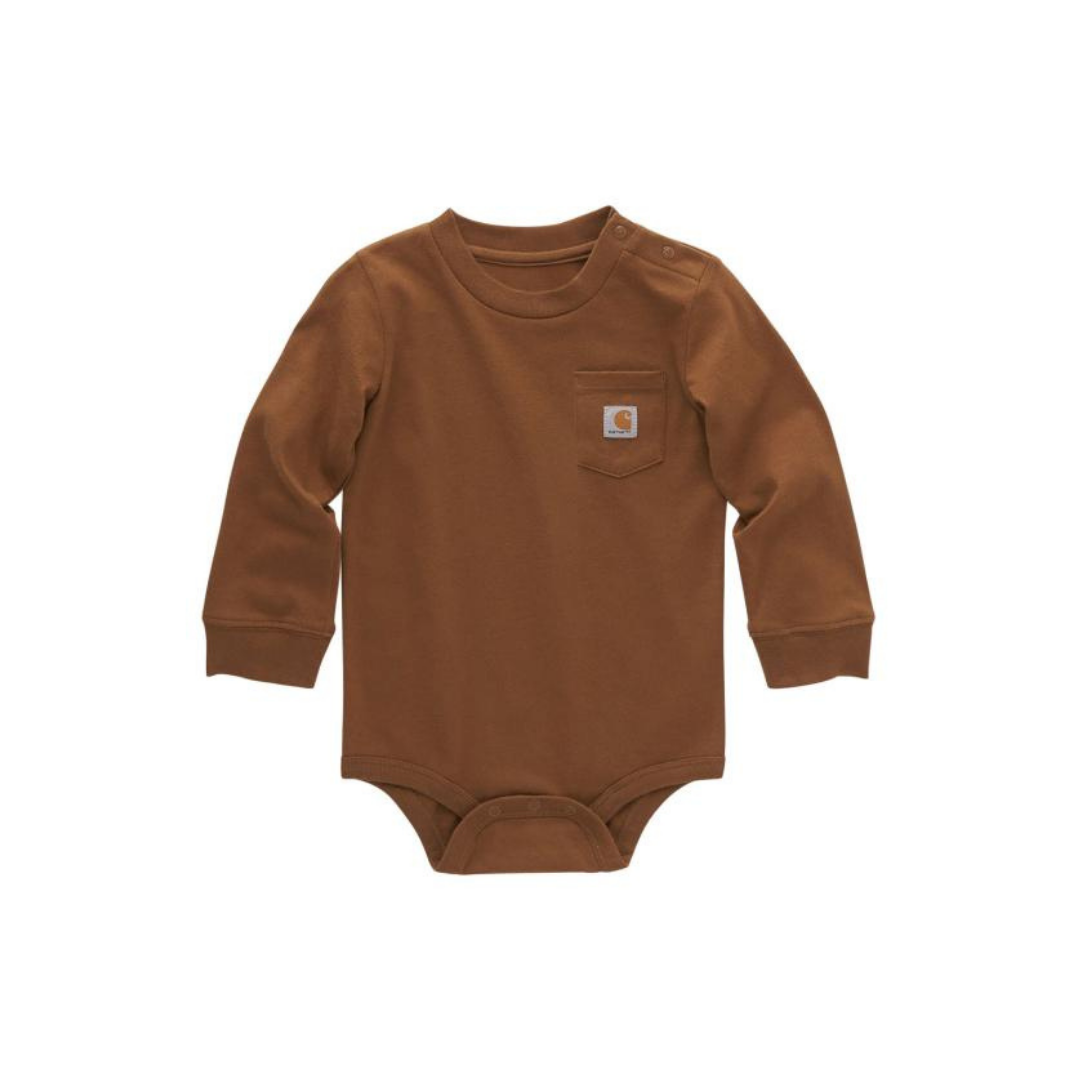 Carhartt CA5002 Kids Long Sleeve Pocket Bodysuit