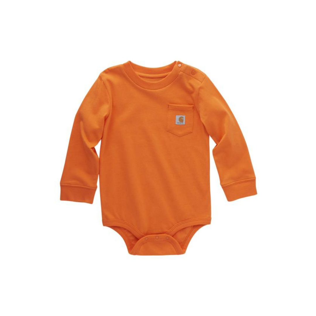 Carhartt CA5002 Kids Long Sleeve Pocket Bodysuit