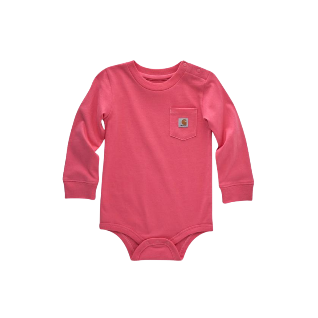 Carhartt CA5002 Kids Long Sleeve Pocket Bodysuit