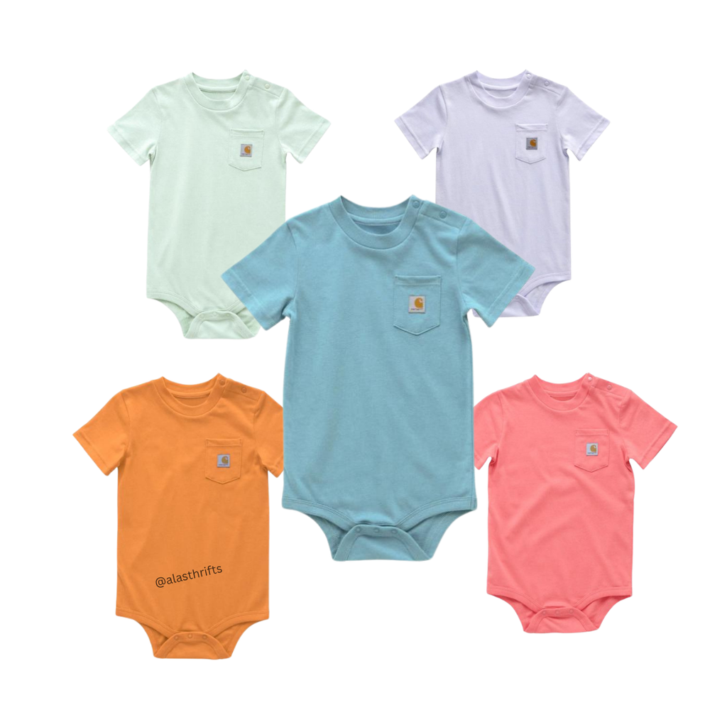 Carhartt CA5009 Kids Short Sleeve Pocket Bodysuit