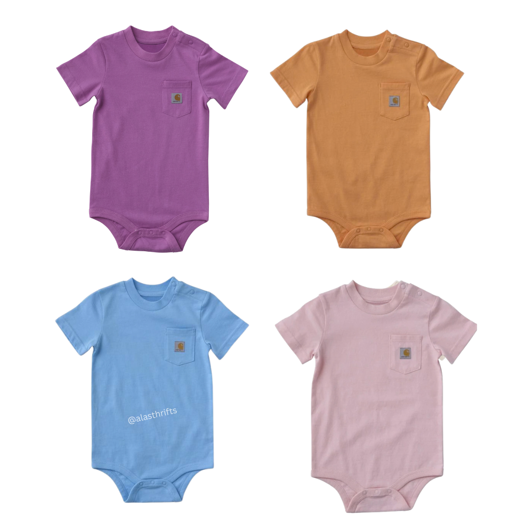 Carhartt CA5020 Kids Short Sleeve Pocket Bodysuit