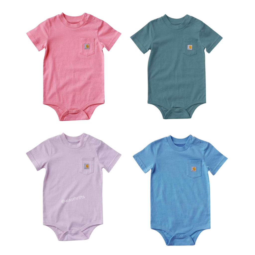 Carhartt CA5027 Kids Short Sleeve Pocket Bodysuit