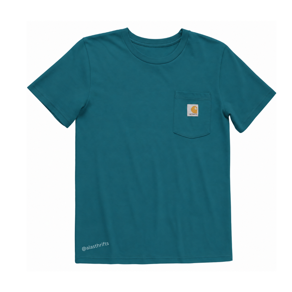 Carhartt CA6736 Kids Short-Sleeve Pocket T-Shirt - Atlantic Deep (Rare)