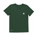 Carhartt CA6736 Boys Short-Sleeve Pocket T-Shirt - Dark Green (Rare)