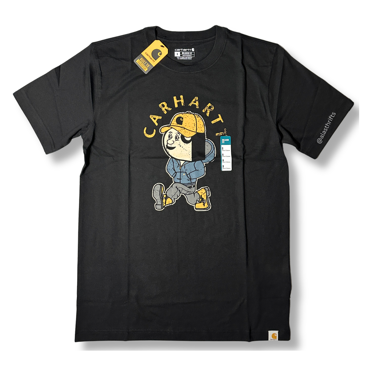 Carhartt Relaxed Fit Active Jacket Graphic Tshirt (Best Seller)