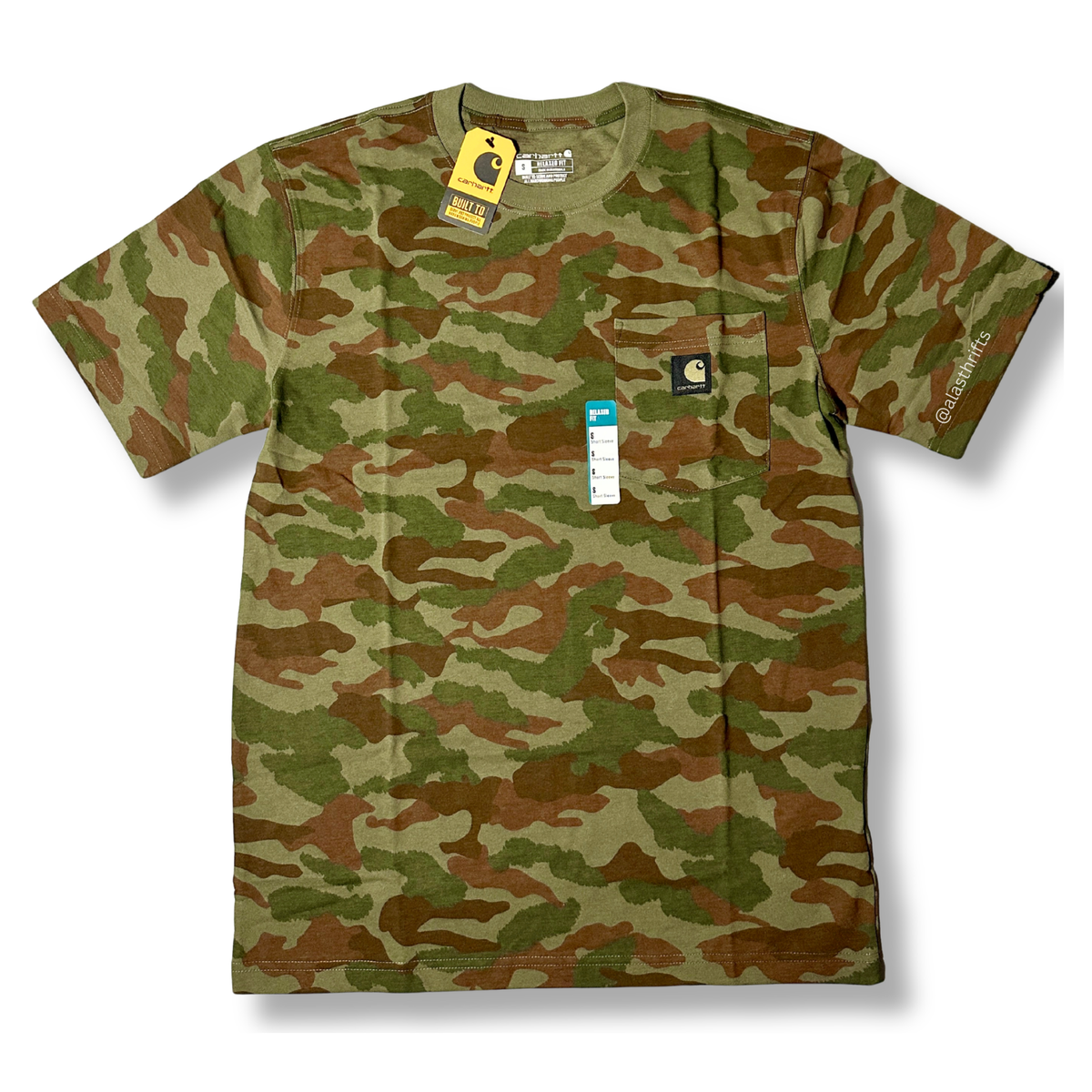 Carhartt Irvine Relaxed Fit Camo Pocket Tshirt