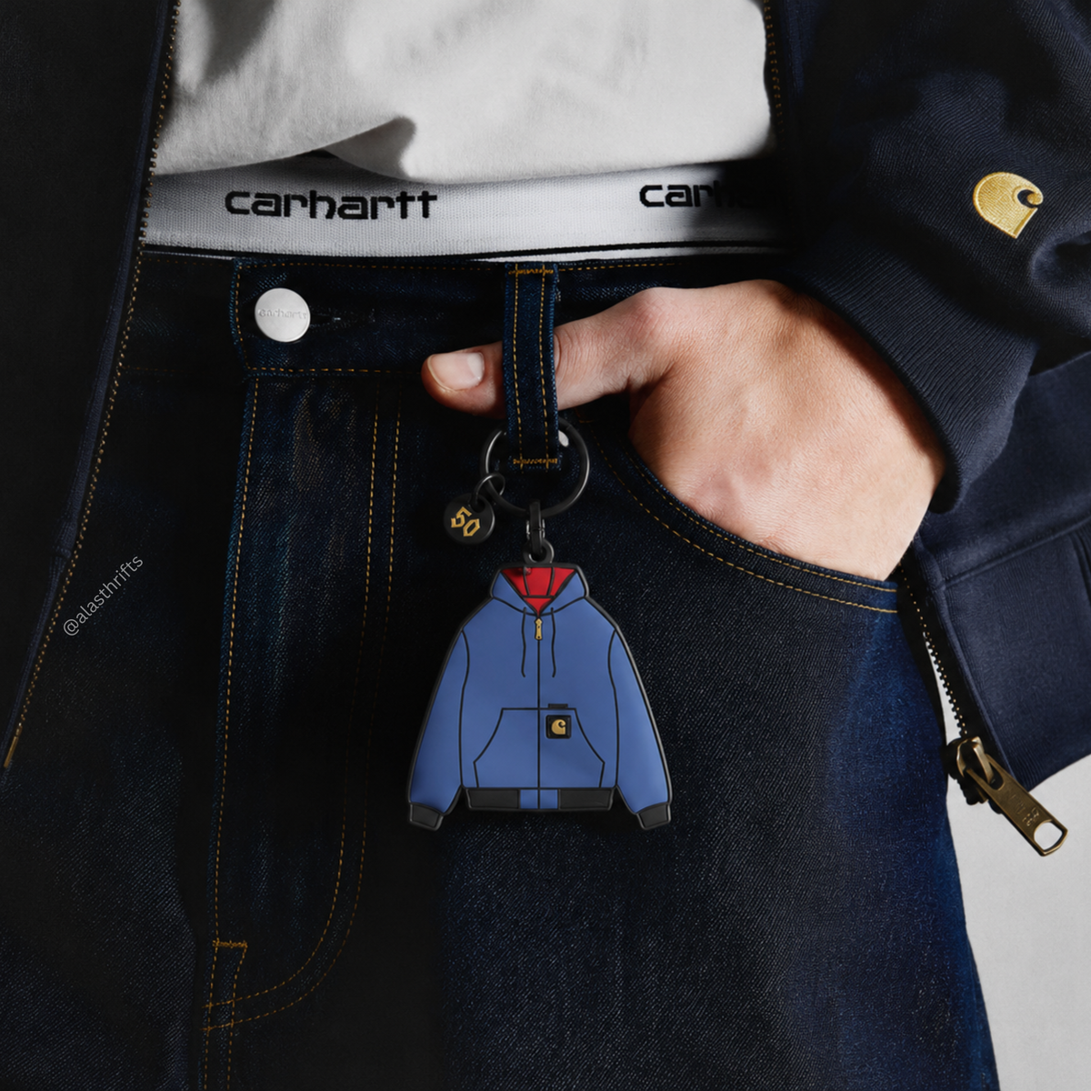 Carhartt WIP 50 Years OG Active Jacket Keychain