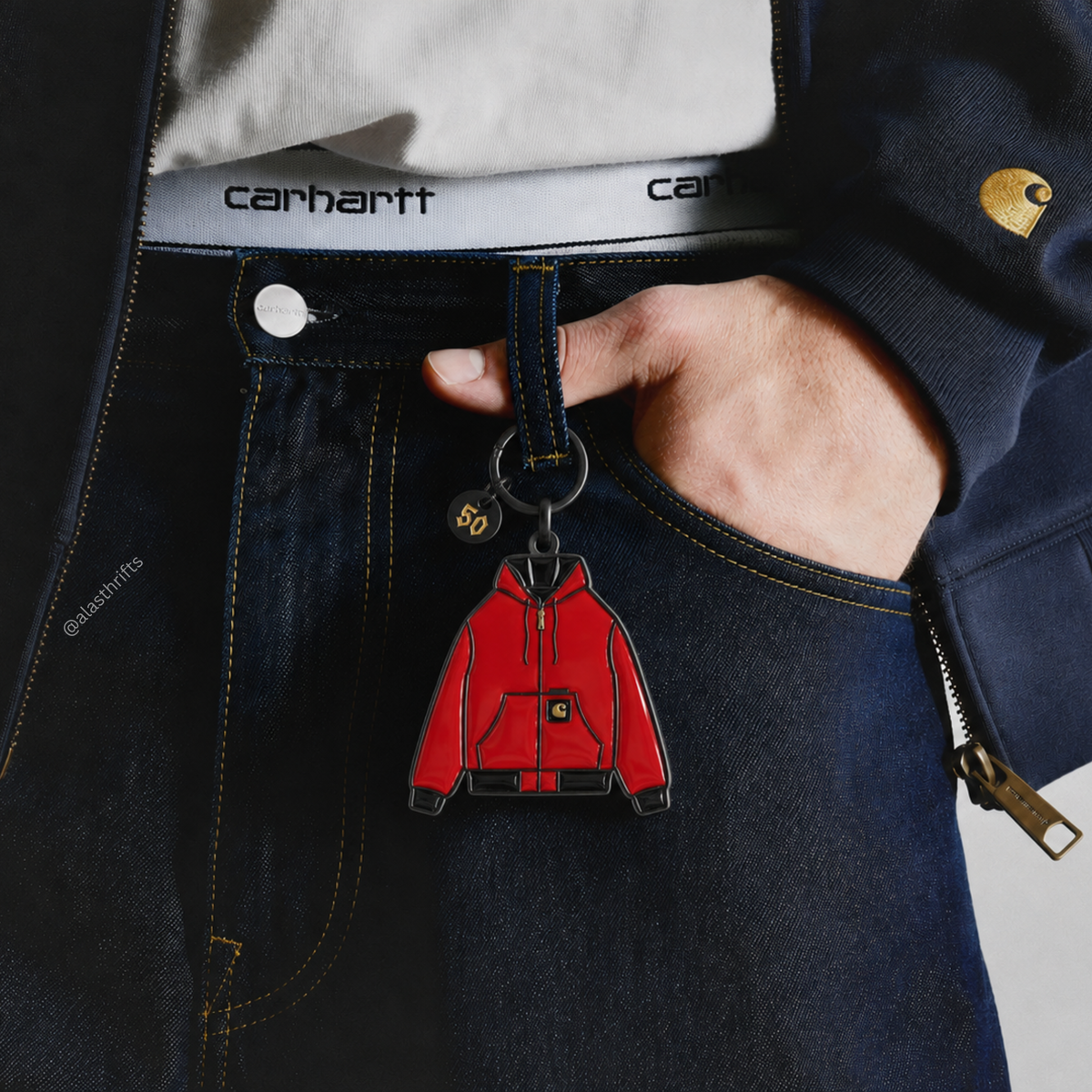Carhartt WIP 50 Years OG Active Jacket Keychain