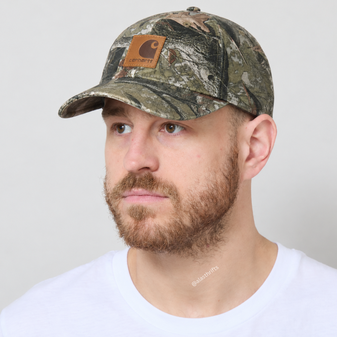 Carhartt WIP Nathan 6-Panel Cap - Camo Feather Tree