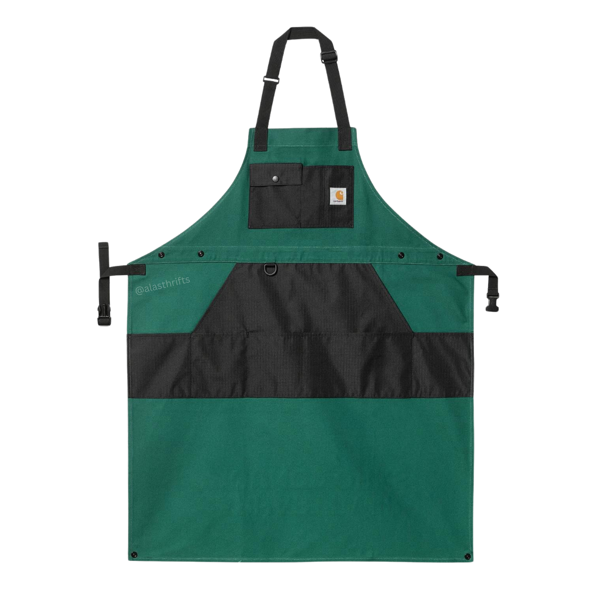 CARHARTT WIP GROUNDWORKS APRON - CHERVIL/ BLACK