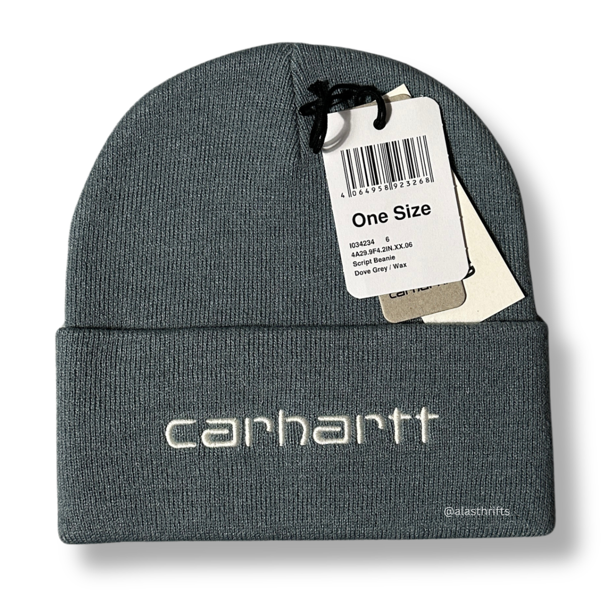 Carhartt WIP Script Beanie - Dove Grey