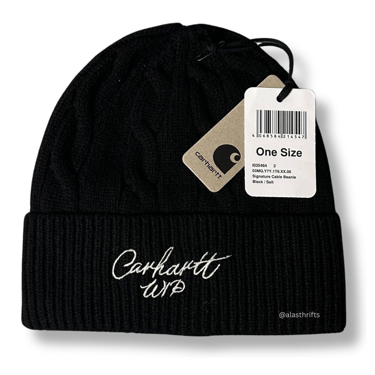 Carhartt WIP Signature Cable Script Beanie