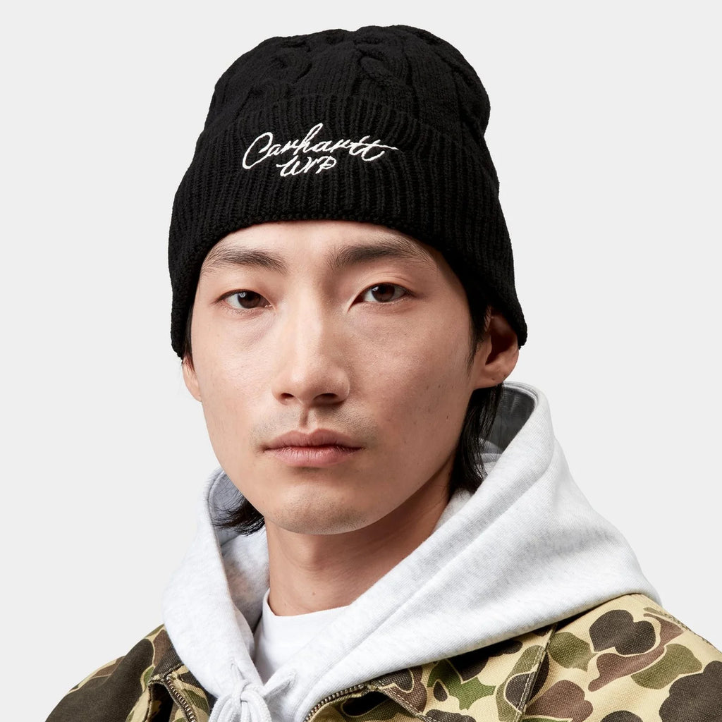 Carhartt WIP Signature Cable Script Beanie