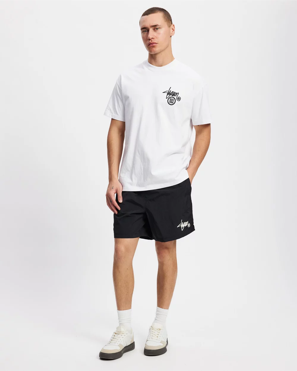 S DOUBLE NYLON KING COAST MESH SHORT