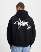 S DOUBLE SHAWN SCRIPT HOODED JACKET