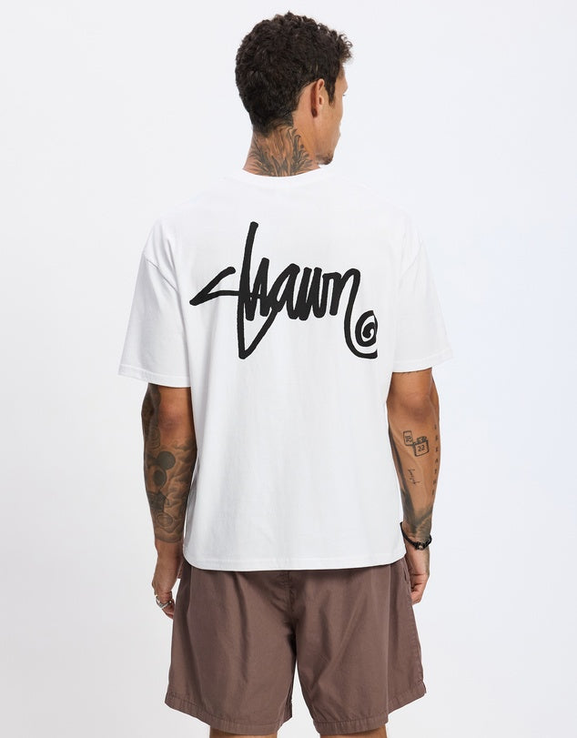 S DOUBLE SHAWN SCRIPT TSHIRT