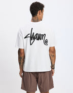 S DOUBLE SHAWN SCRIPT TSHIRT