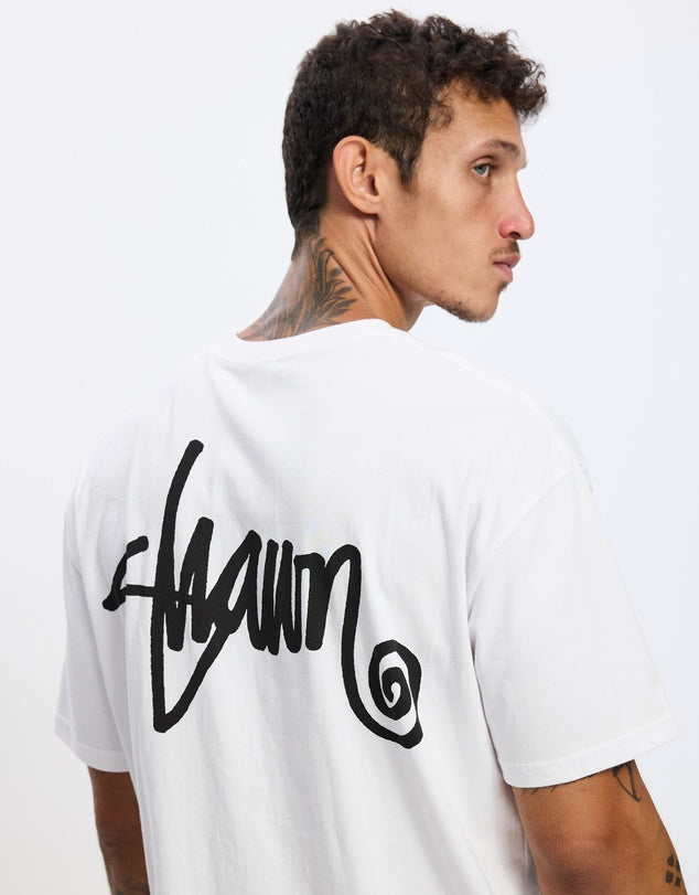 S DOUBLE SHAWN SCRIPT TSHIRT