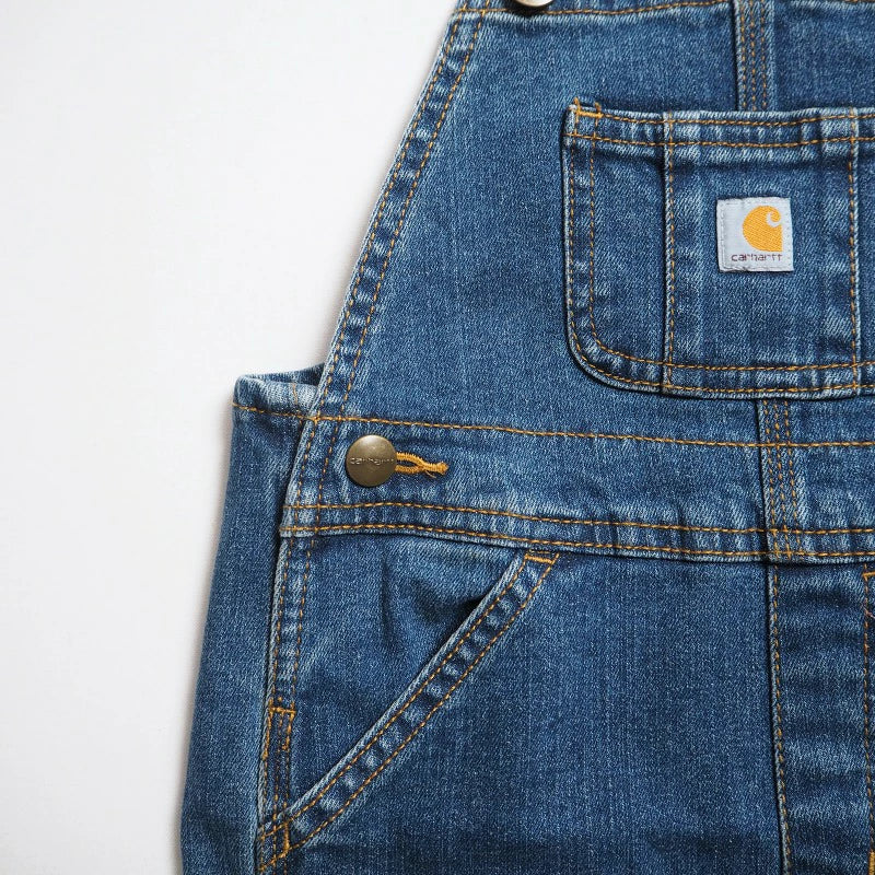 Carhartt CM8665 Kids Loose Fit Denim Bib Overall Jumper