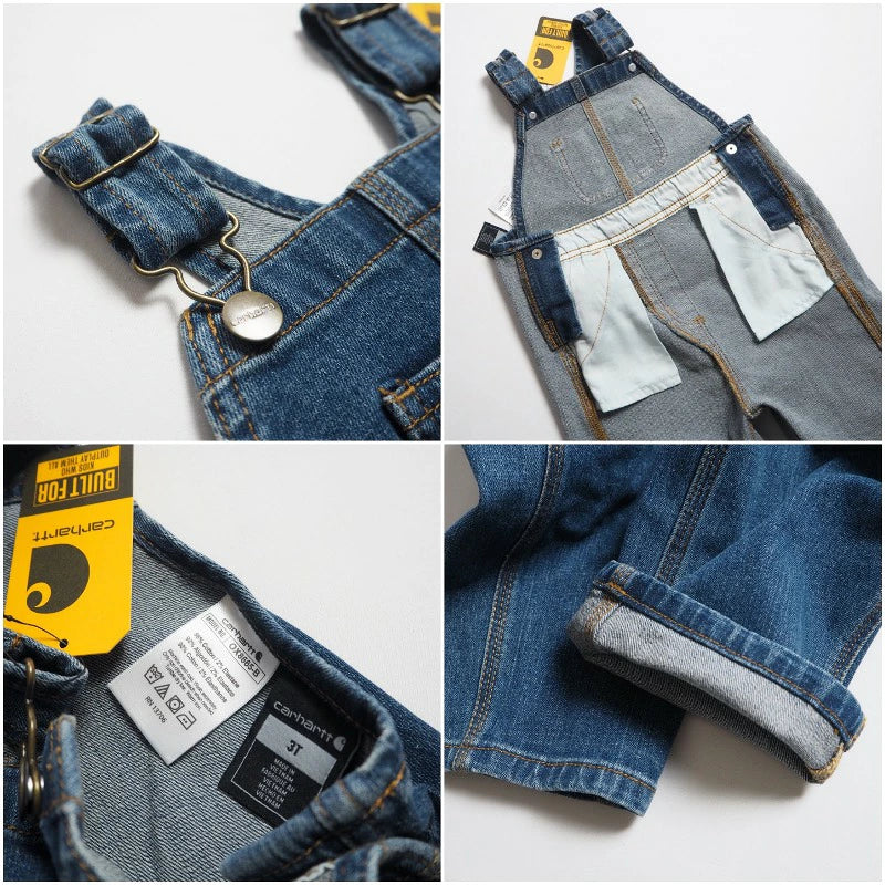 Carhartt CM8665 Kids Loose Fit Denim Bib Overall Jumper