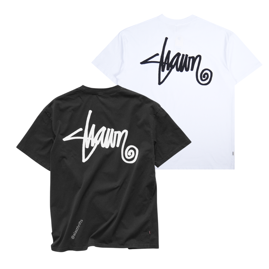 S DOUBLE SHAWN SCRIPT TSHIRT