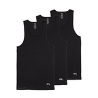 STUSSY TANK UNDERSHIRTS 3 PACK
