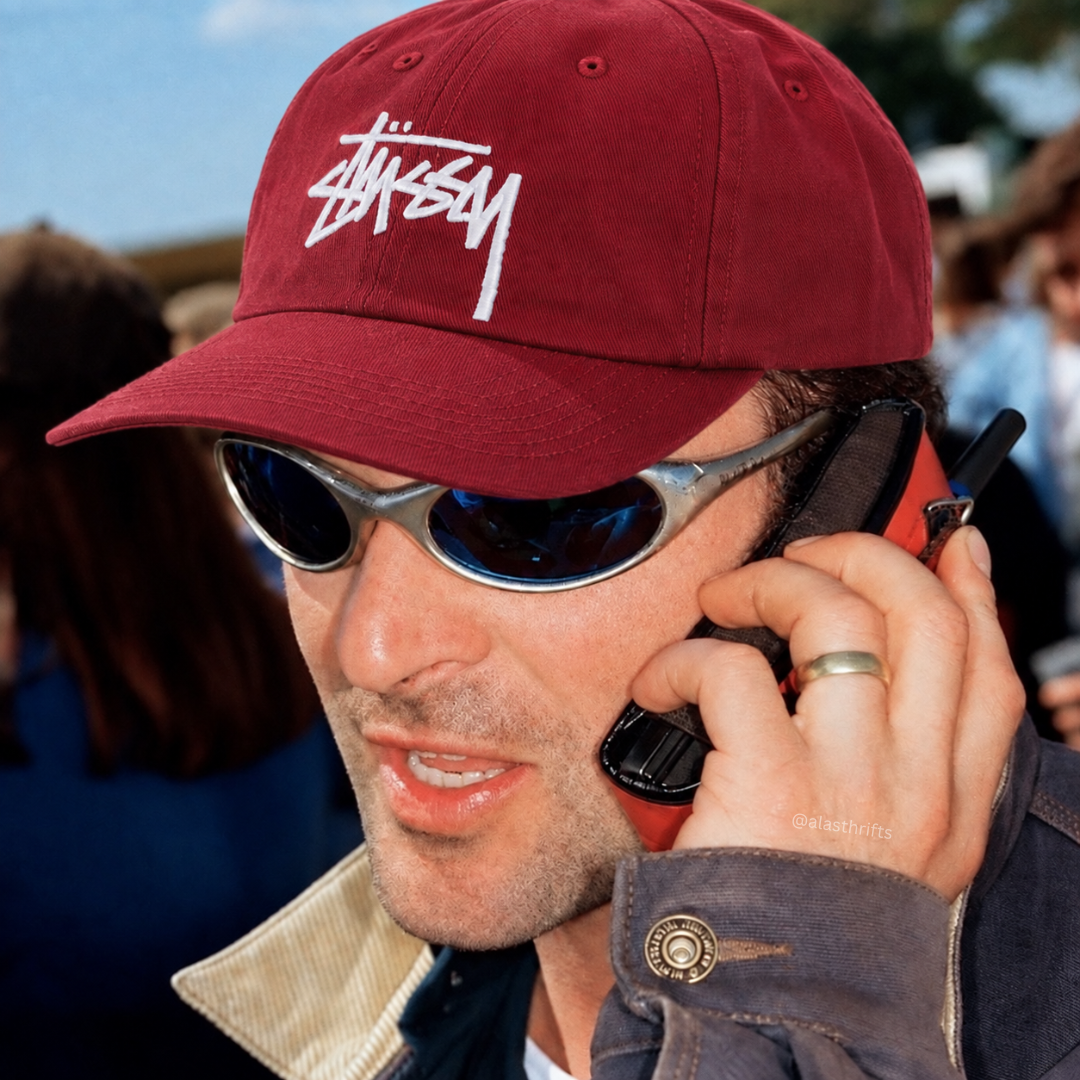 STUSSY MID DEPTH BIG STOCK SNAPBACK CAP
